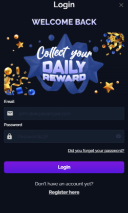Stort direct geld op je account